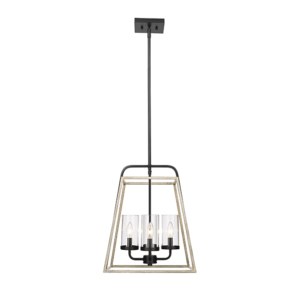 Rustic Gray and Black Open Pendant Light Kirklands Home