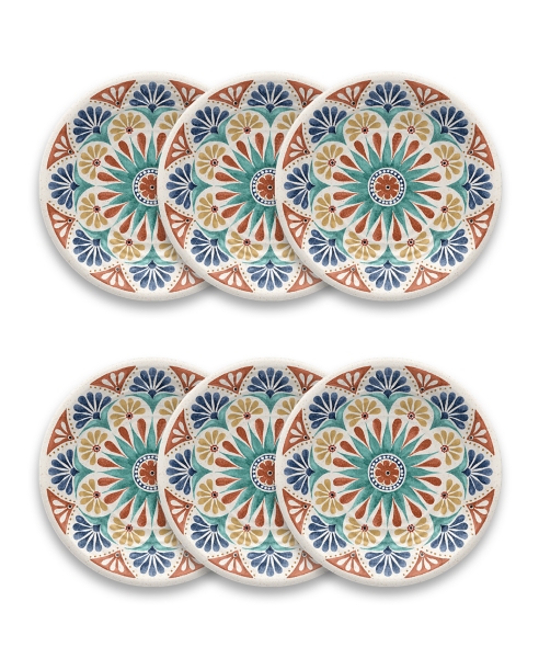Bright Medallion Salad Plates, Set of 6 Kirklands Home
