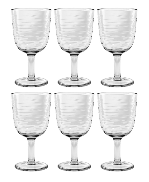 Fortessa Shatterproof Tritan Outdoor Wine Glasses, Set of 6