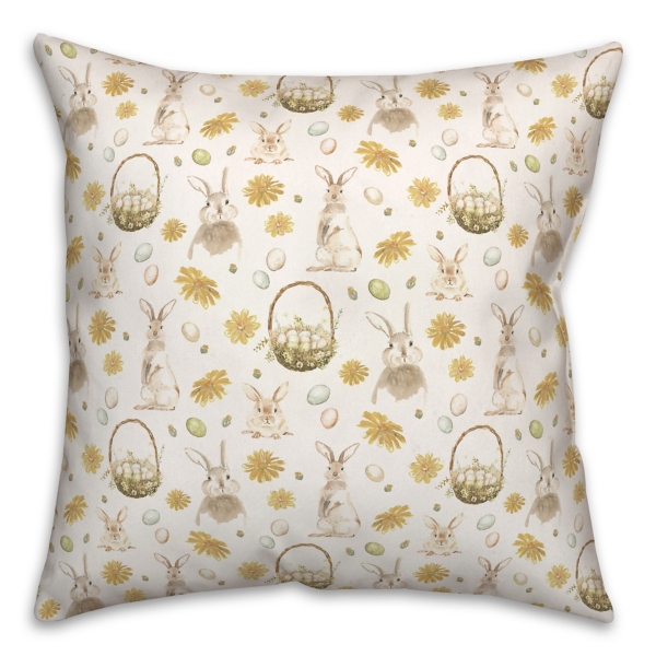 Easter Greetings Bunny Pillow Kirklands Home