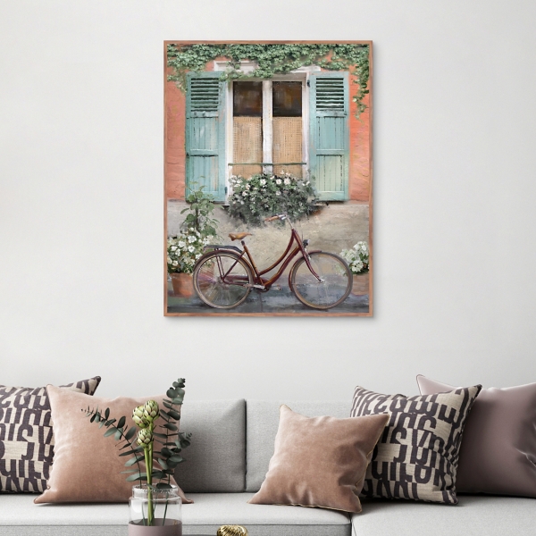 Velo de Montpellier Framed Canvas Art Print