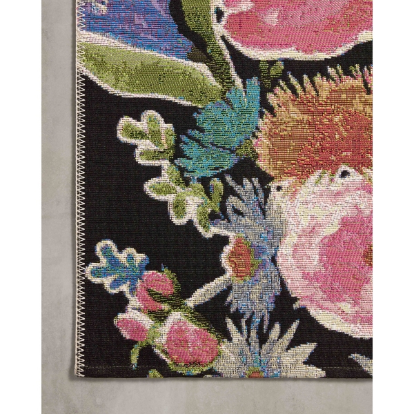 Midnight Garden Party Indoor/Outdoor Rug