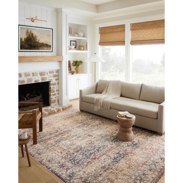Warm Neutral Lucca Area Rug, 7x10