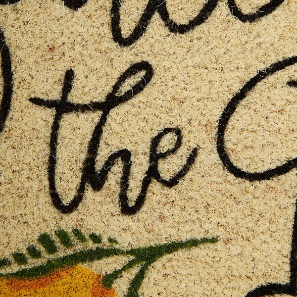 Squeeze the Day Coir Doormat