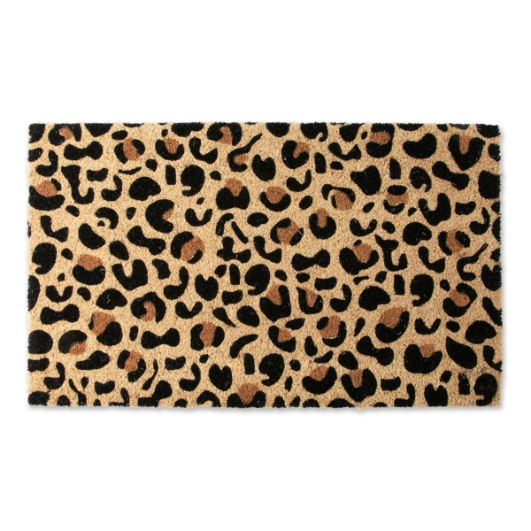 Leopard Print Coir Doormat | Kirklands Home