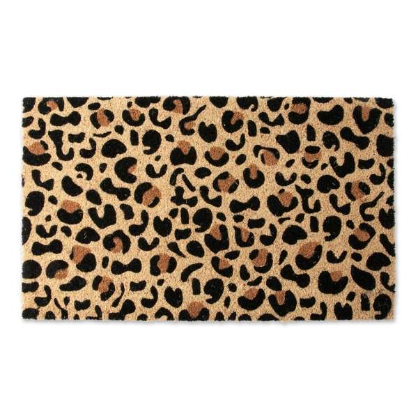 Leopard Print Coir Doormat Kirklands Home