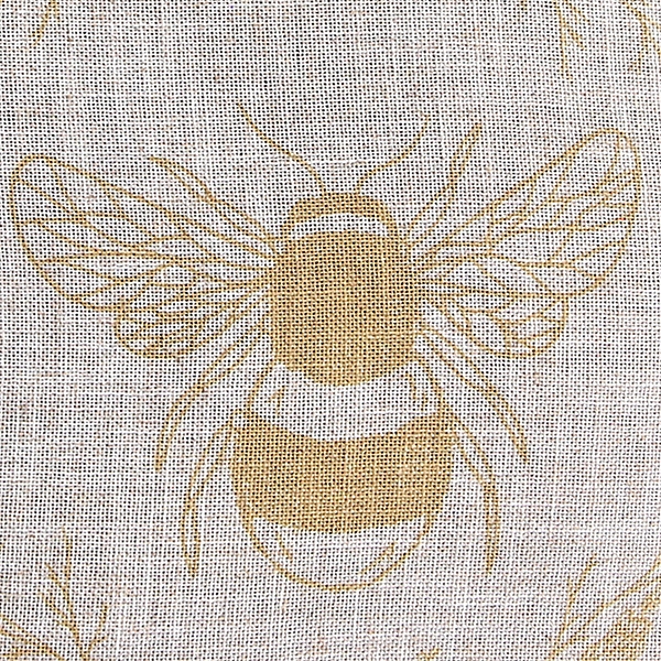 Yellow Bee and Laurels Pillow