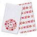 Personalized Monogram Hearts Towels, Set of 2