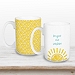 Be Your Own Sunshine Citrus Mugs, Set of 2