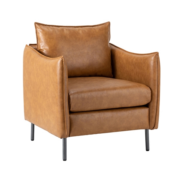 Camel color deals accent chair