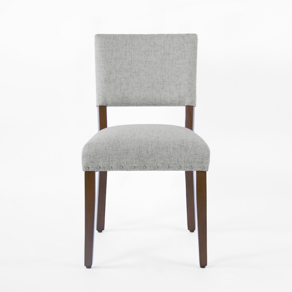 Gray Woven Upholstered Dining Chairs, Set of 2 Kirklands Home