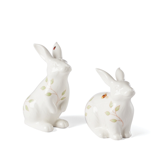 Botanical Bunny Salt and Pepper Shaker Set Kirklands Home