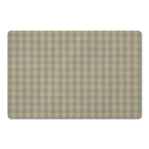 Yellow and Green Plaid Kitchen Mat Kirklands Home