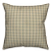 Green and Yellow Plaid Pillow