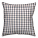 Blue and White Plaid Pillow