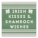 Irish Kisses & Shamrock Wishes Canvas Art Print