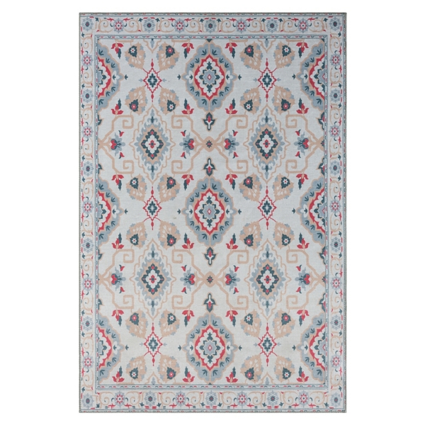 Blue Medallion Washable Area Rug, 7x9 Kirklands Home