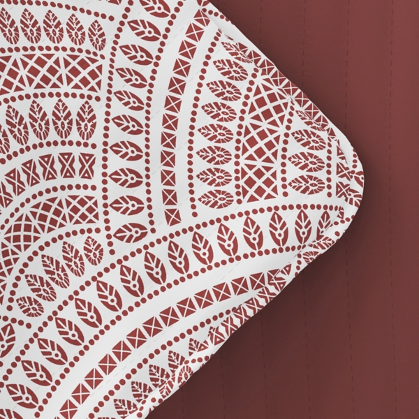 Terra Scalloped Reversible 3-pc. Queen Quilt Set