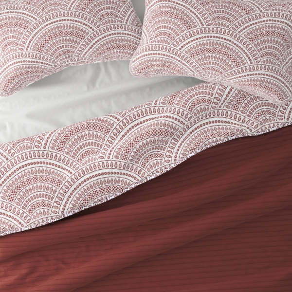 Terra Scalloped Reversible 3-pc. Queen Quilt Set