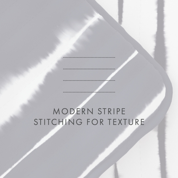 Navy Linear Reversible 3-pc. King Quilt Set