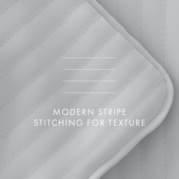 Stitched Stripes 2-pc. Twin Quilt Set