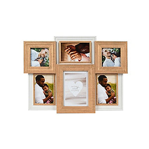 4-Opening Lattice Collage Frame  Frame wall collage, Wall collage