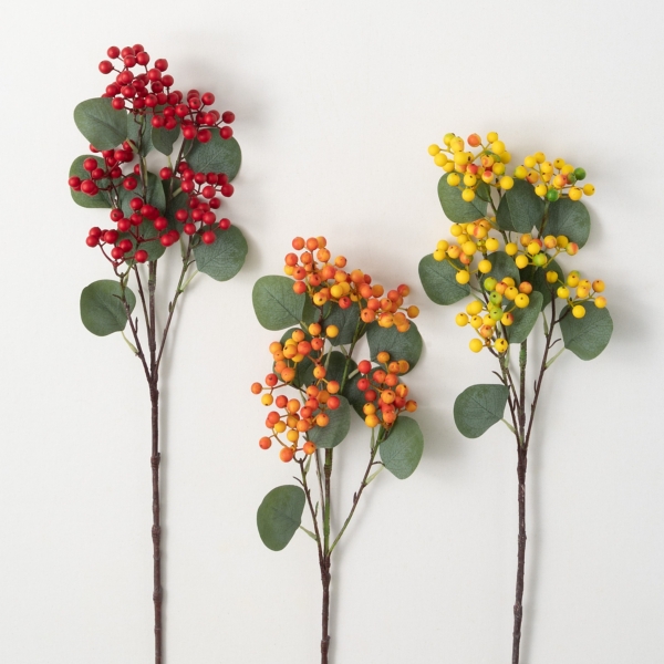 Multicolor Berry Stems, Set of 3 Kirklands Home