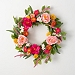 Vibrant Pink Mixed Floral Wreath