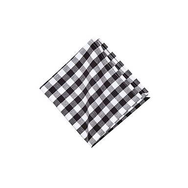 Franklin Buffalo Check Kitchen & Table Linens - Black and White