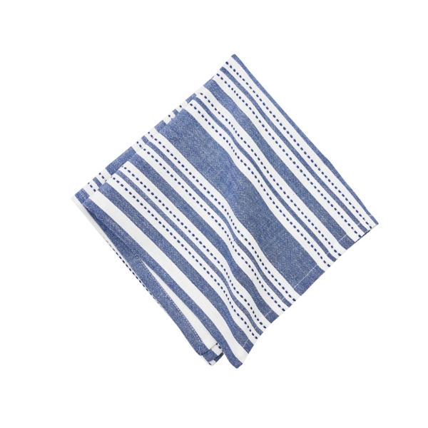 Warner Navy Stripe Napkins, Set of 6 Kirklands Home