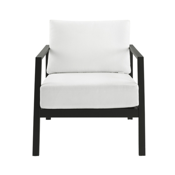 White Sunbrella Cushions Holland Outdoor Chair