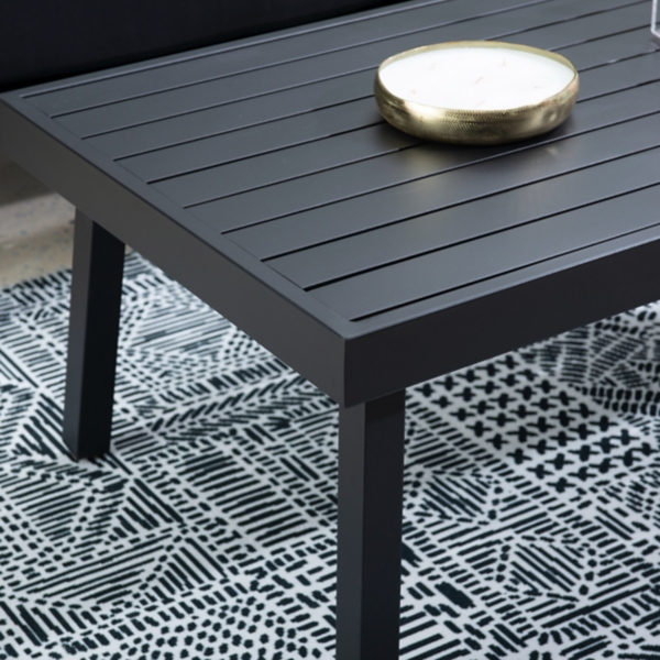 Black Holland Outdoor Coffee Table