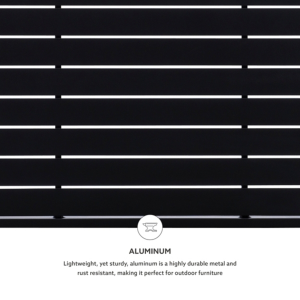 Black Holland Outdoor Coffee Table