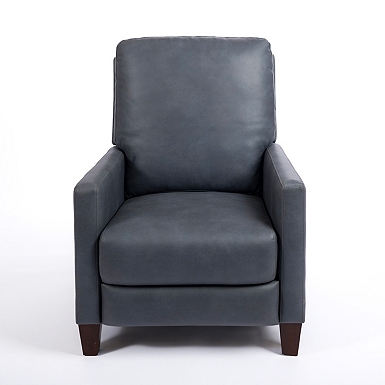 Small store navy recliner