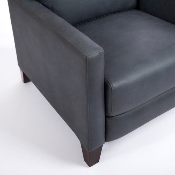 Kirklands Teramo Steel Blue Recliner Hamilton Place