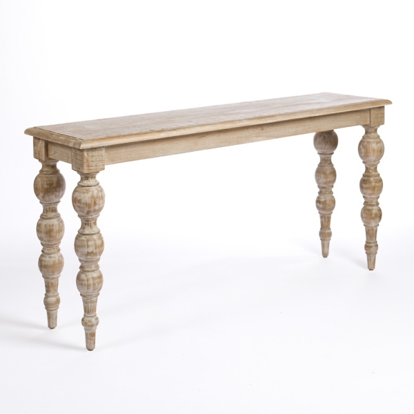 Whitewashed Gabby Console Table Kirklands Home