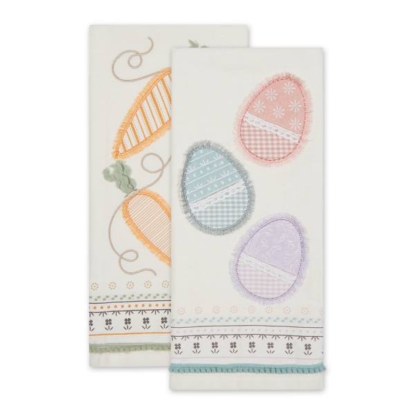 Hand Towel - Kitchen Hand Towel - Easter Hanging Towel - Easter Kitchen  Towel - Carrots