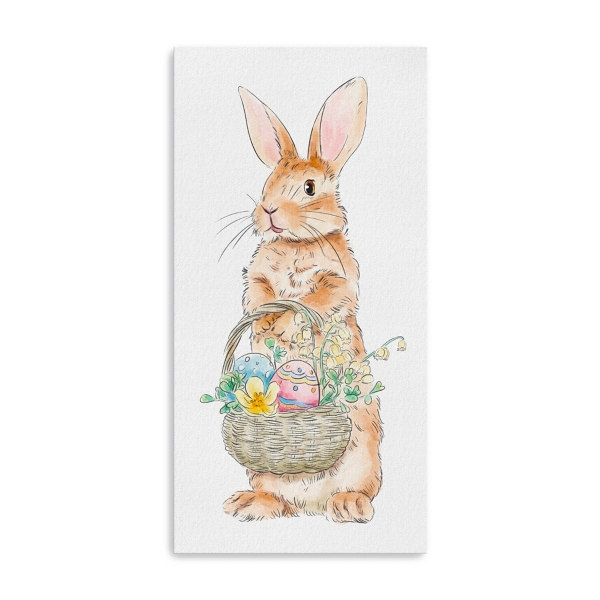 Easter Bunny's Basket Canvas Art Print Kirklands Home