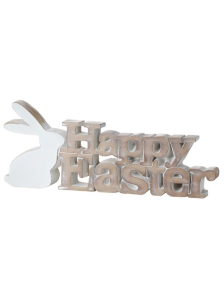 Happy Easter Bunny Tabletop Sign