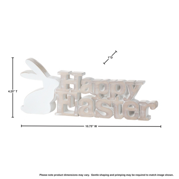 Happy Easter Bunny Tabletop Sign