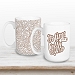 It's Time for Coffee Ceramic Mugs, Set of 2