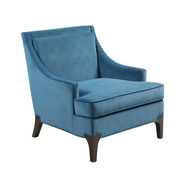 Blue Velvet Martha Stewart Accent Chair