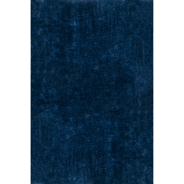 Whitlow Navy Shag Washable Area Rug, 8x10