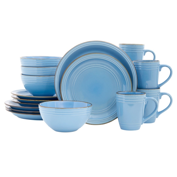 Light Blue Ceramic 16pc. Dinnerware Set Kirklands Home
