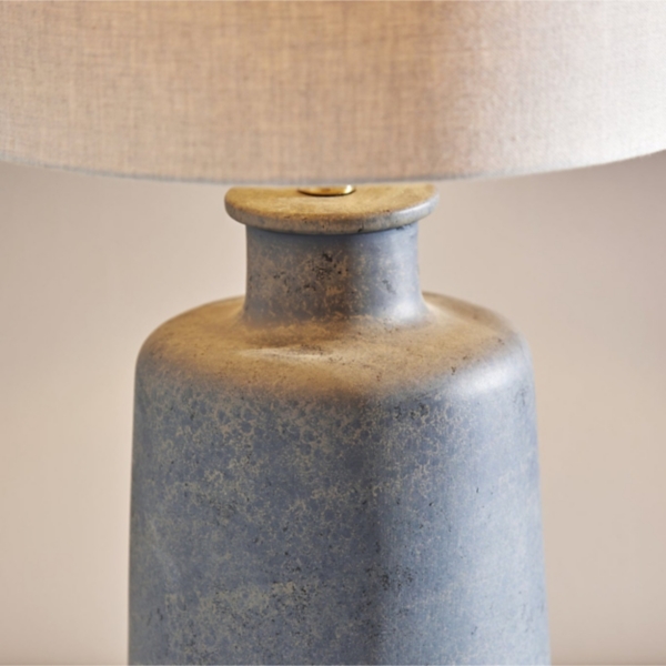 Weathered Stone Jug Table Lamp