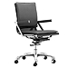 Black and Chrome Ergonomic Office Chair