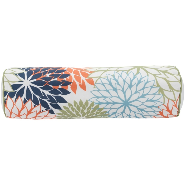 Multicolor Floral Outdoor Bolster Pillow Kirklands Home