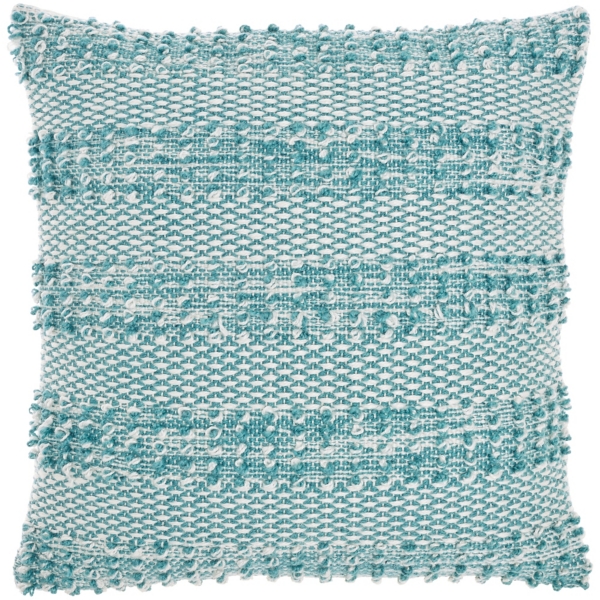 Liz Turquoise Woven Outdoor Throw Pillow Kirklands Home