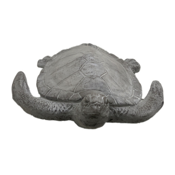 Gray Sea Turtle Outdoor Statue