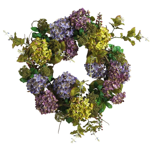 Multicolor Hydrangea and Berry Wreath | Kirklands Home